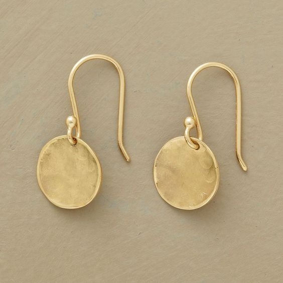 Solène™ | Boucles d’oreilles vintage dorées