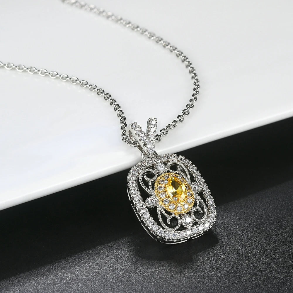 Collier Pendentif Balle de Baseball en Argent