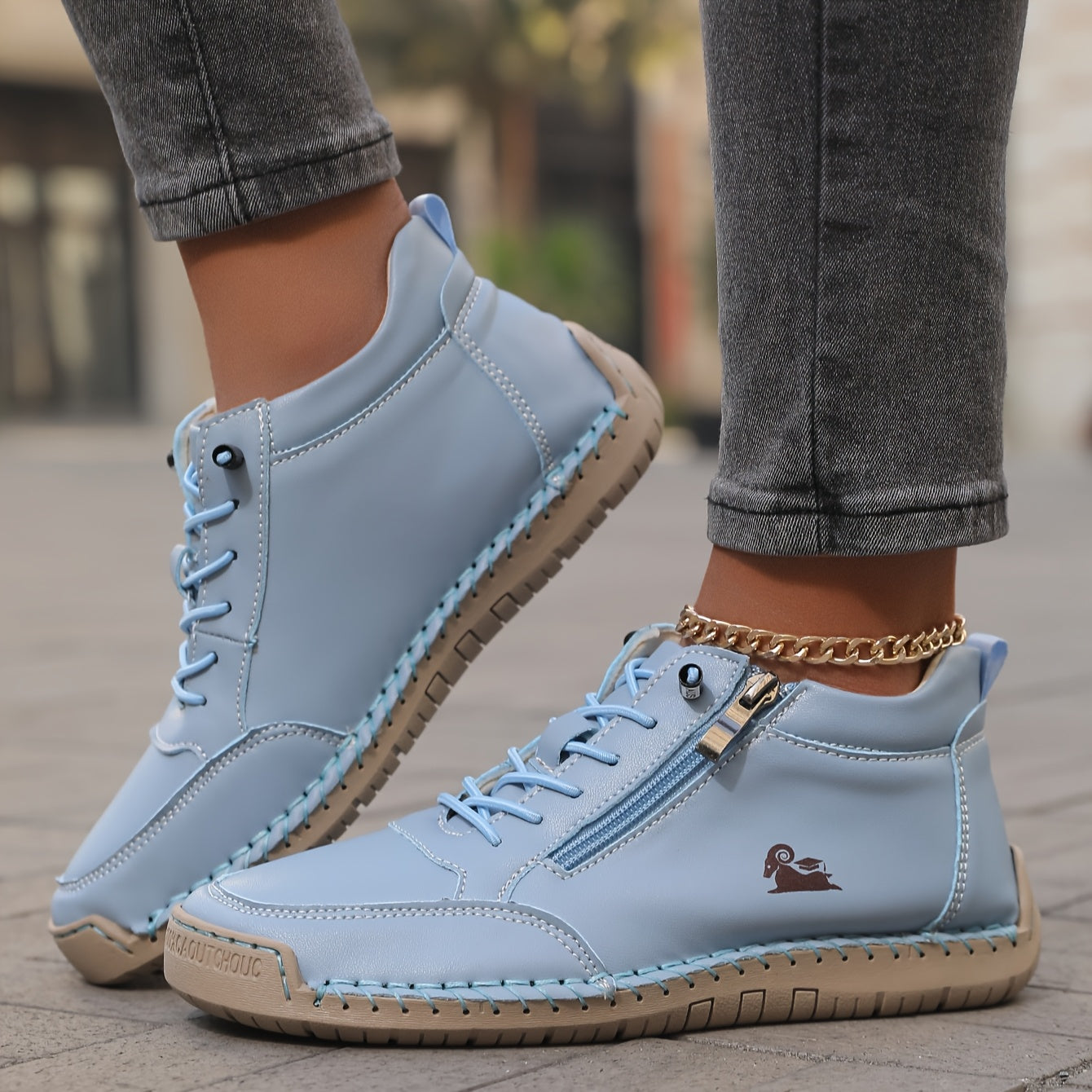 Flora – Chaussures Orthopédiques Confort à Fermeture Éclair