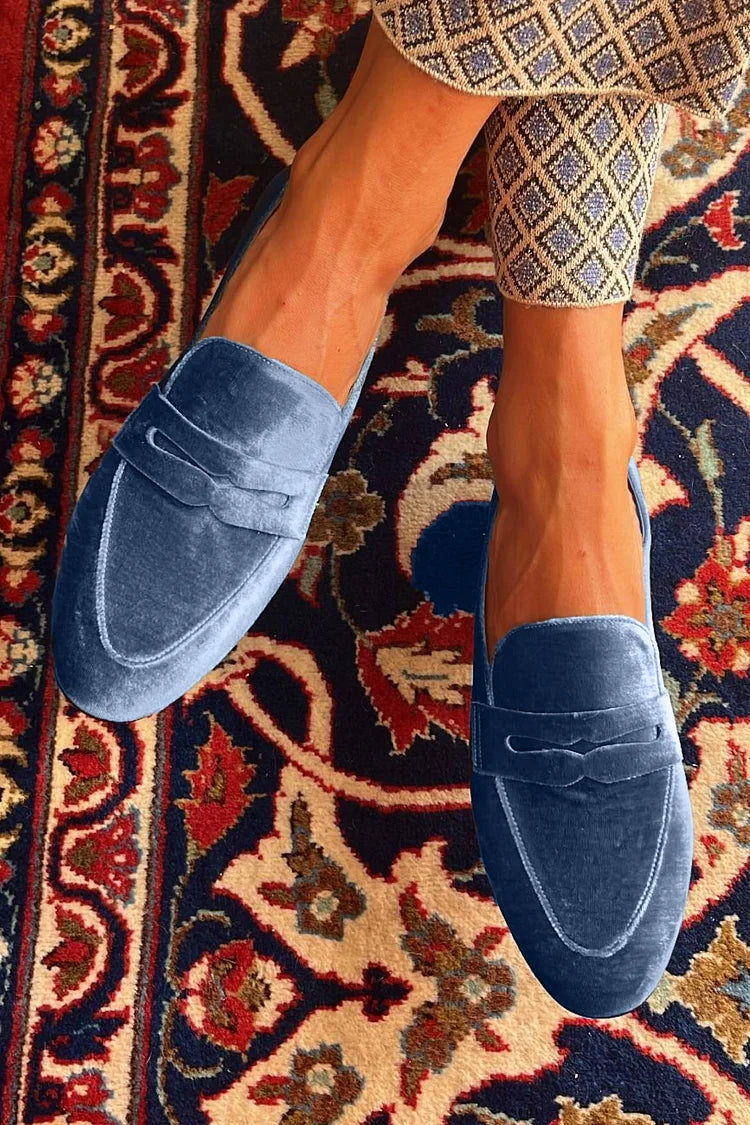 Brenda | Mocassins patchwork en velours