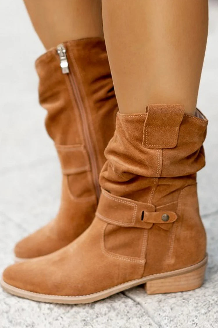 Clémence™ | Bottines Souples en Suède