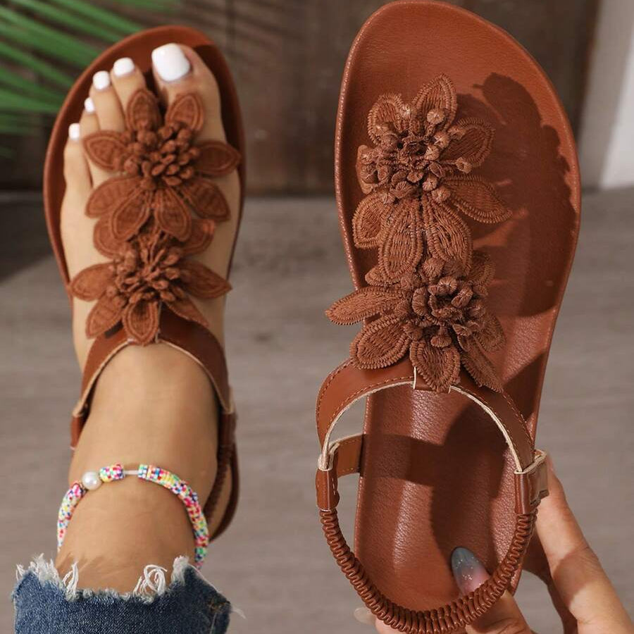 Fiorella – Sandales Orthopédiques Fleuries