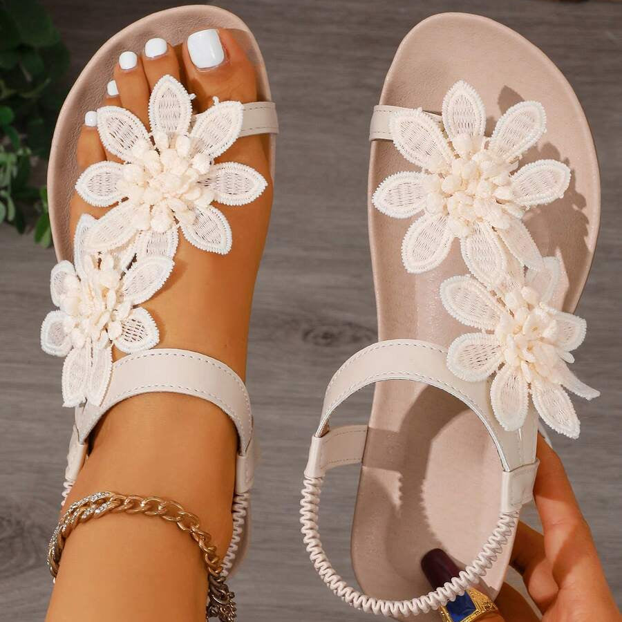 Fiorella – Sandales Orthopédiques Fleuries