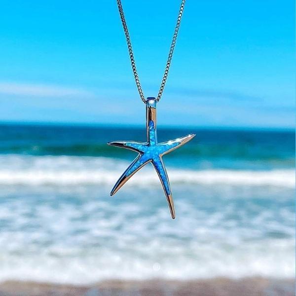 Collier Étoile de Mer en Argent