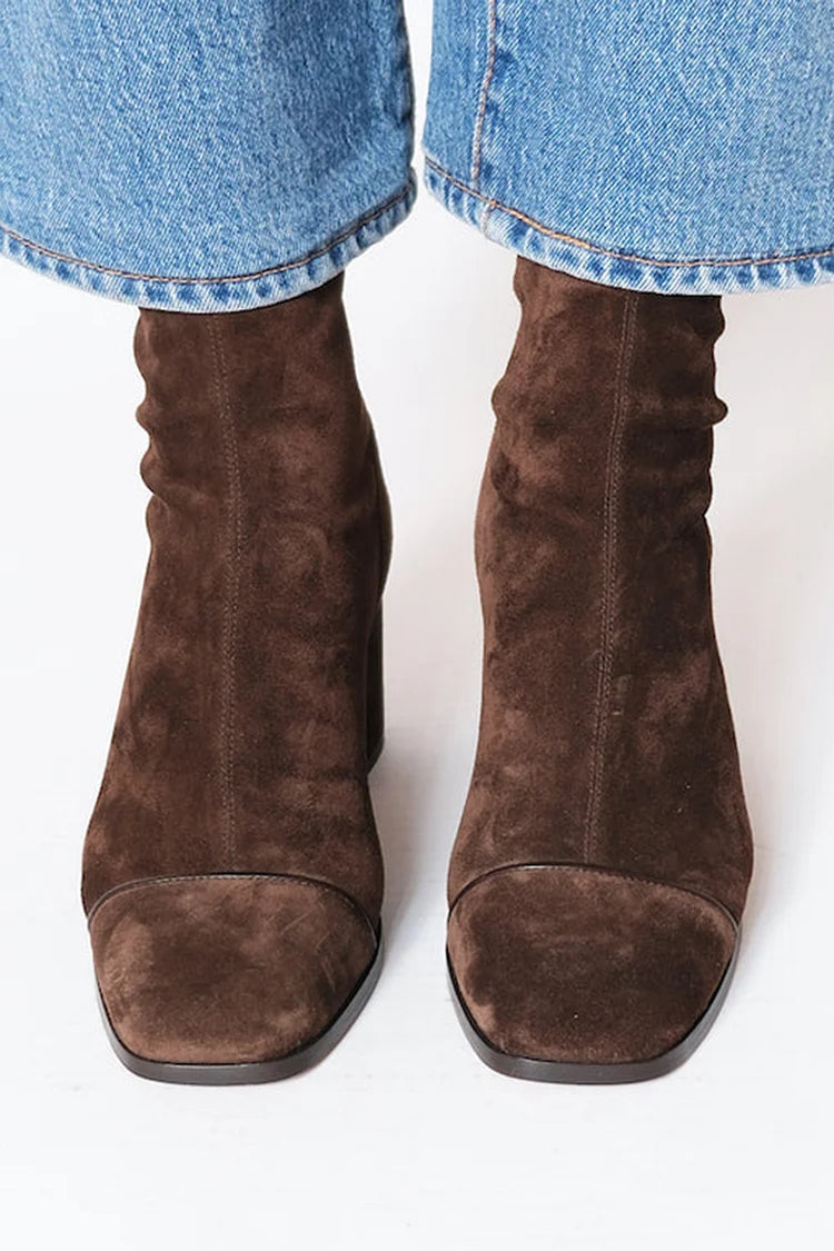 Margaux™ | Bottines Élégance Suédée
