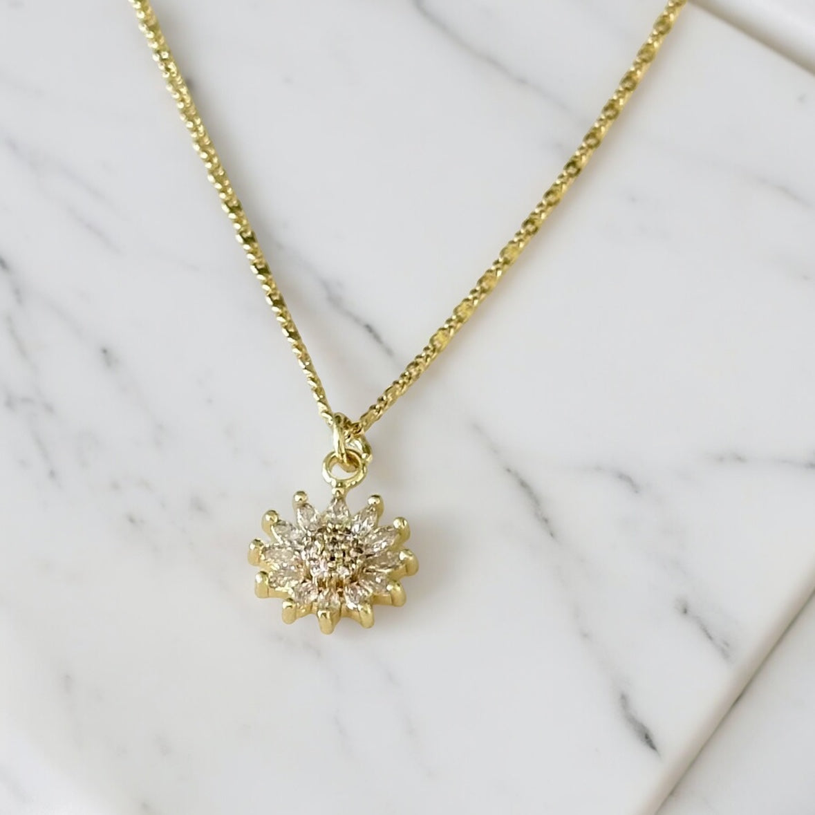 Collier Tournesol Lucia