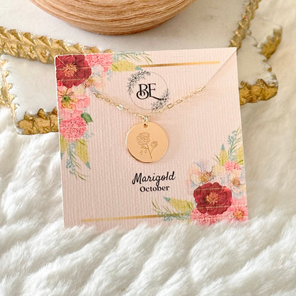 Collier Fleur de Naissance