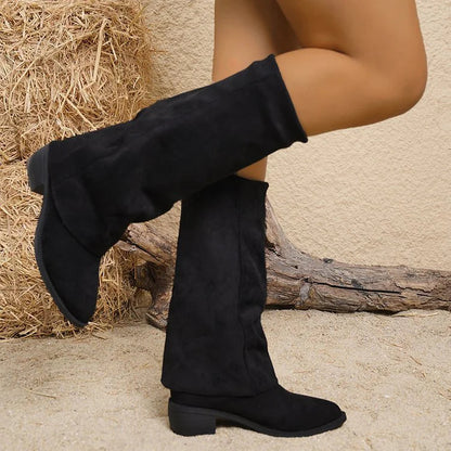 Noémie™ | Bottes Hautes Suédées