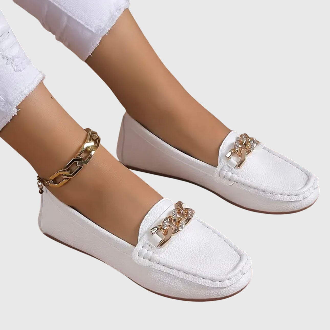 Eden Mocassins Ergonomiques Boucle Diamant