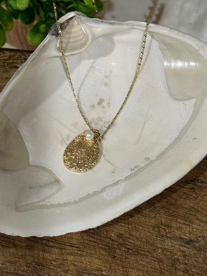Collier Perle Larme Marina