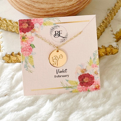 Collier Fleur de Naissance