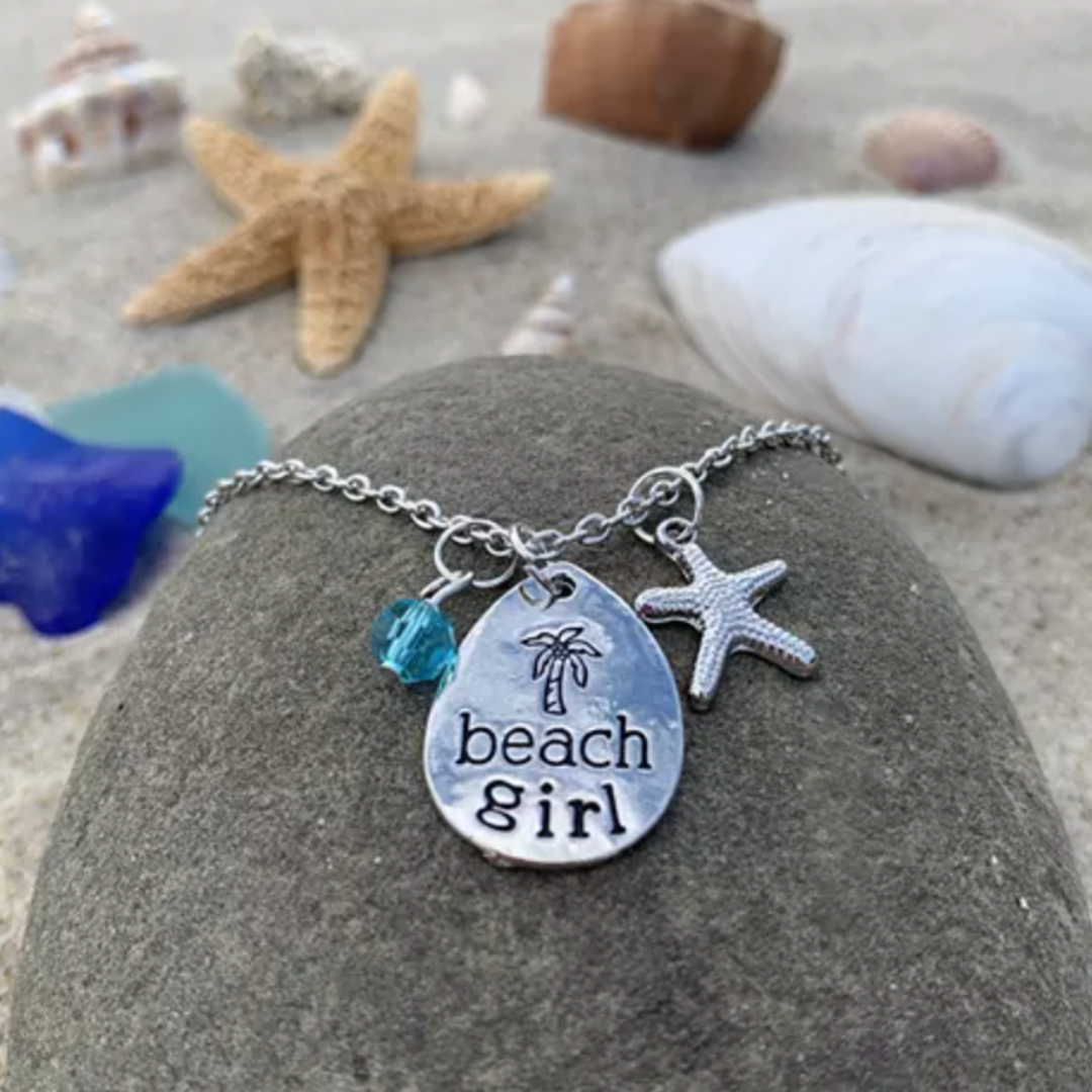 Collier Plage et Etoile de Mer en Argent