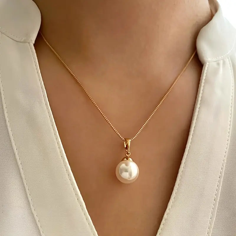 Set de Bijoux Perles Golden Grace | Or