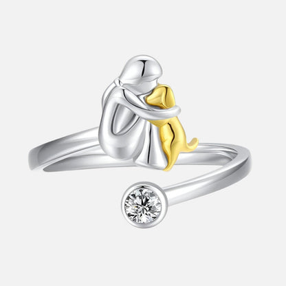 L'Étreinte Éternelle – Bague Ajustable