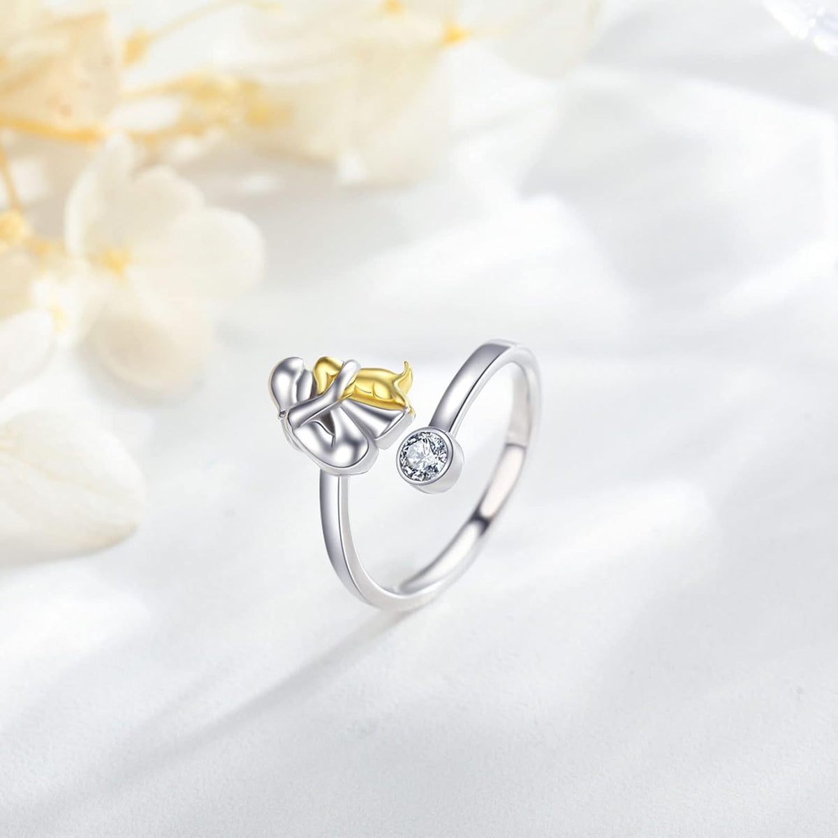 L'Étreinte Éternelle – Bague Ajustable