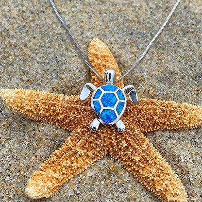 Parure Bijoux Tortue (Collier et Boucles d'oreilles)