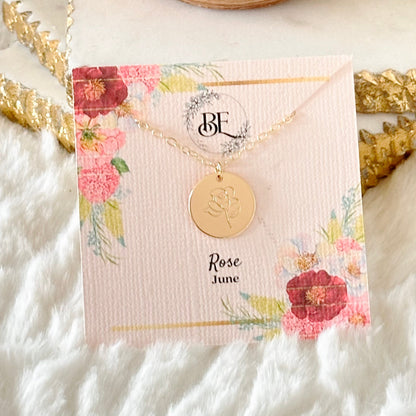Collier Fleur de Naissance