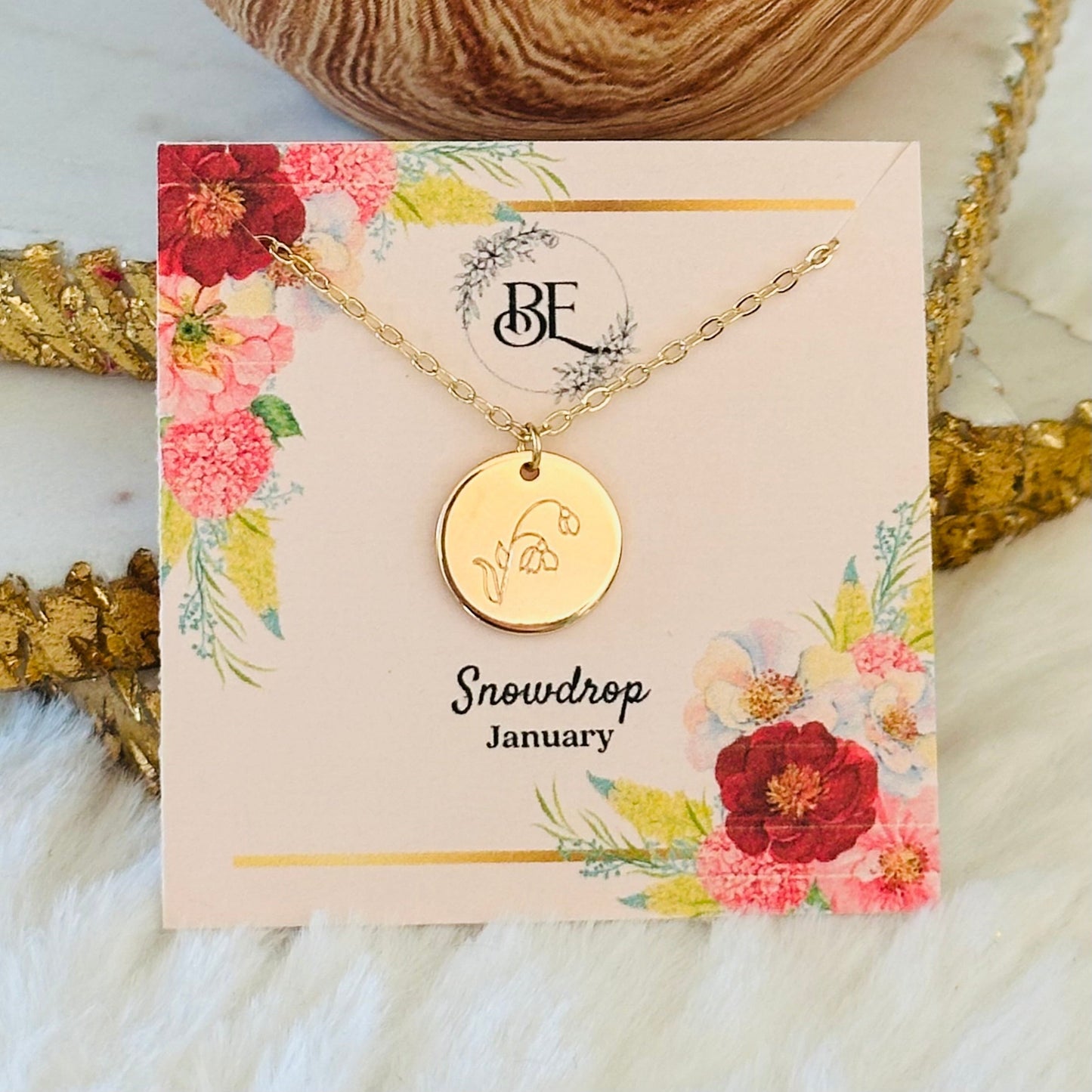 Collier Fleur de Naissance