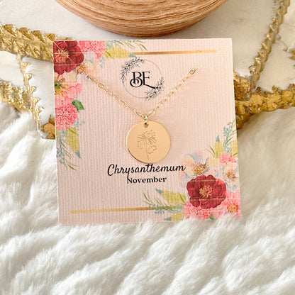 Collier Fleur de Naissance