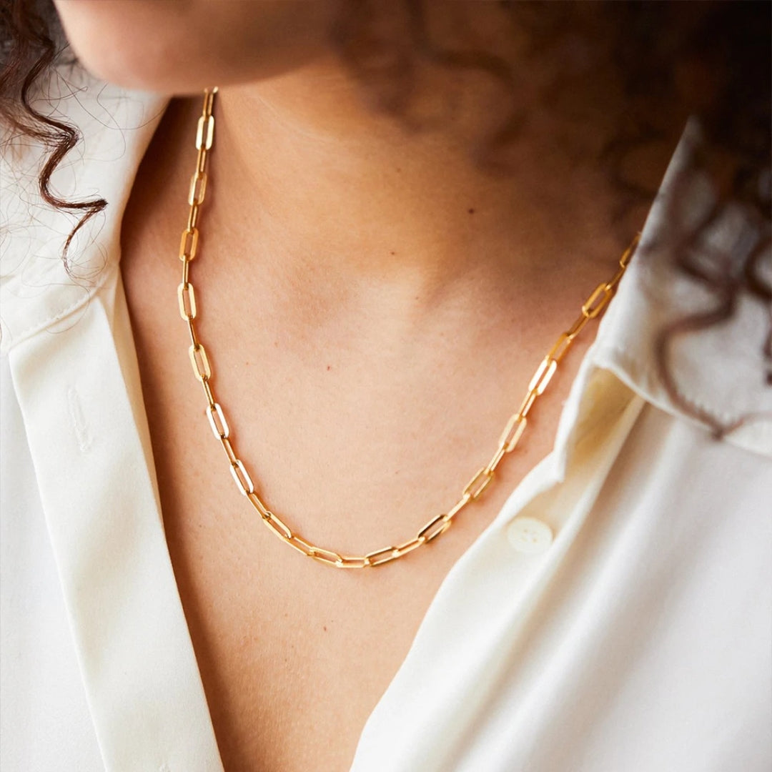 Collier Fine Chaine Doree