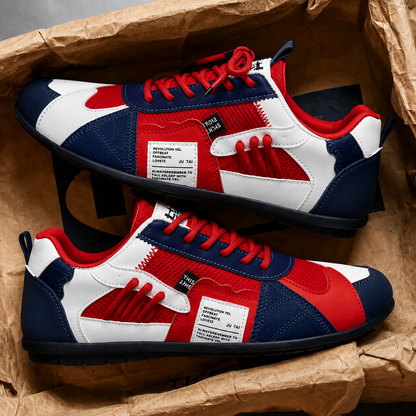 GIOVANNI | Baskets rétro multicolores