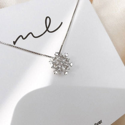 Collier Pendentif Soleil et Lune en Argent