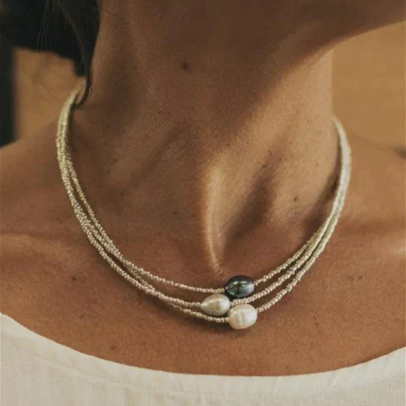 Collier Perle Naturelle