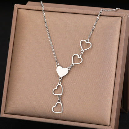 Collier Coeur en Or et Argent