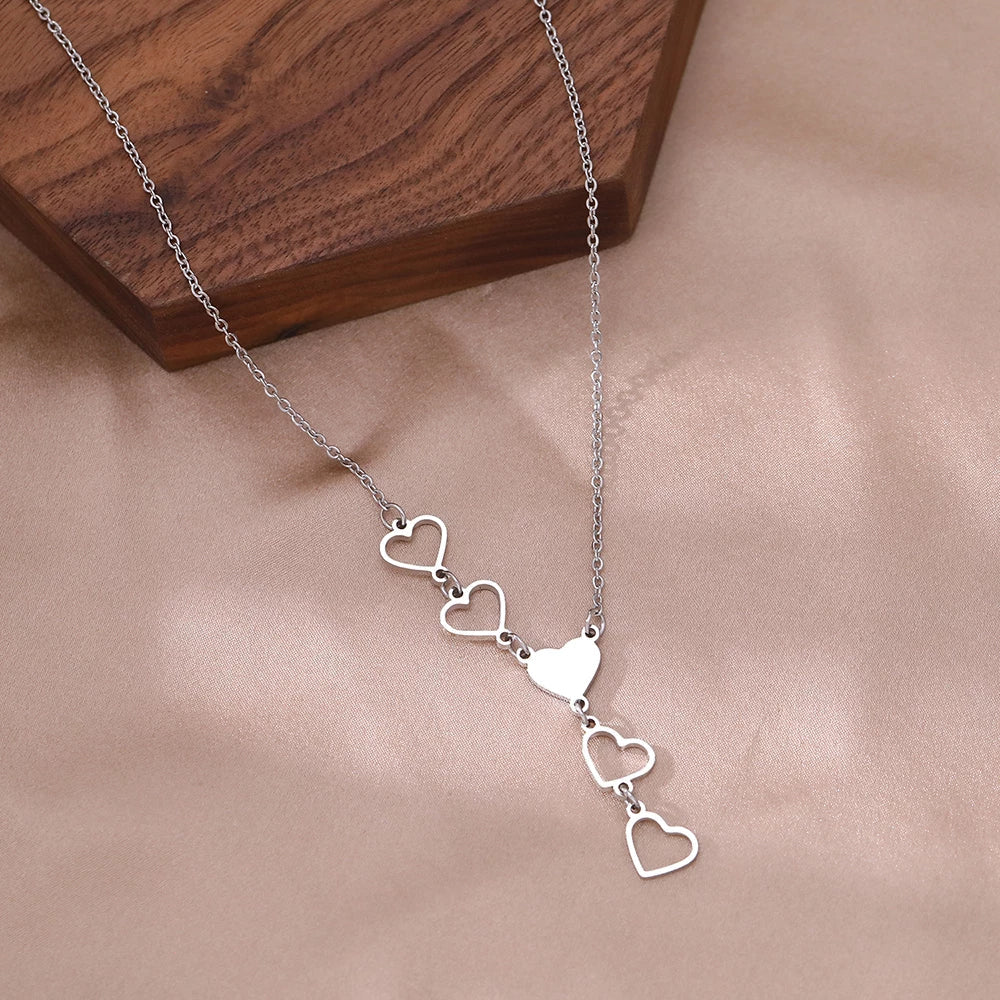 Collier Coeur en Or et Argent