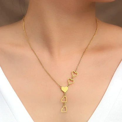 Collier Coeur en Or et Argent