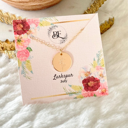 Collier Fleur de Naissance