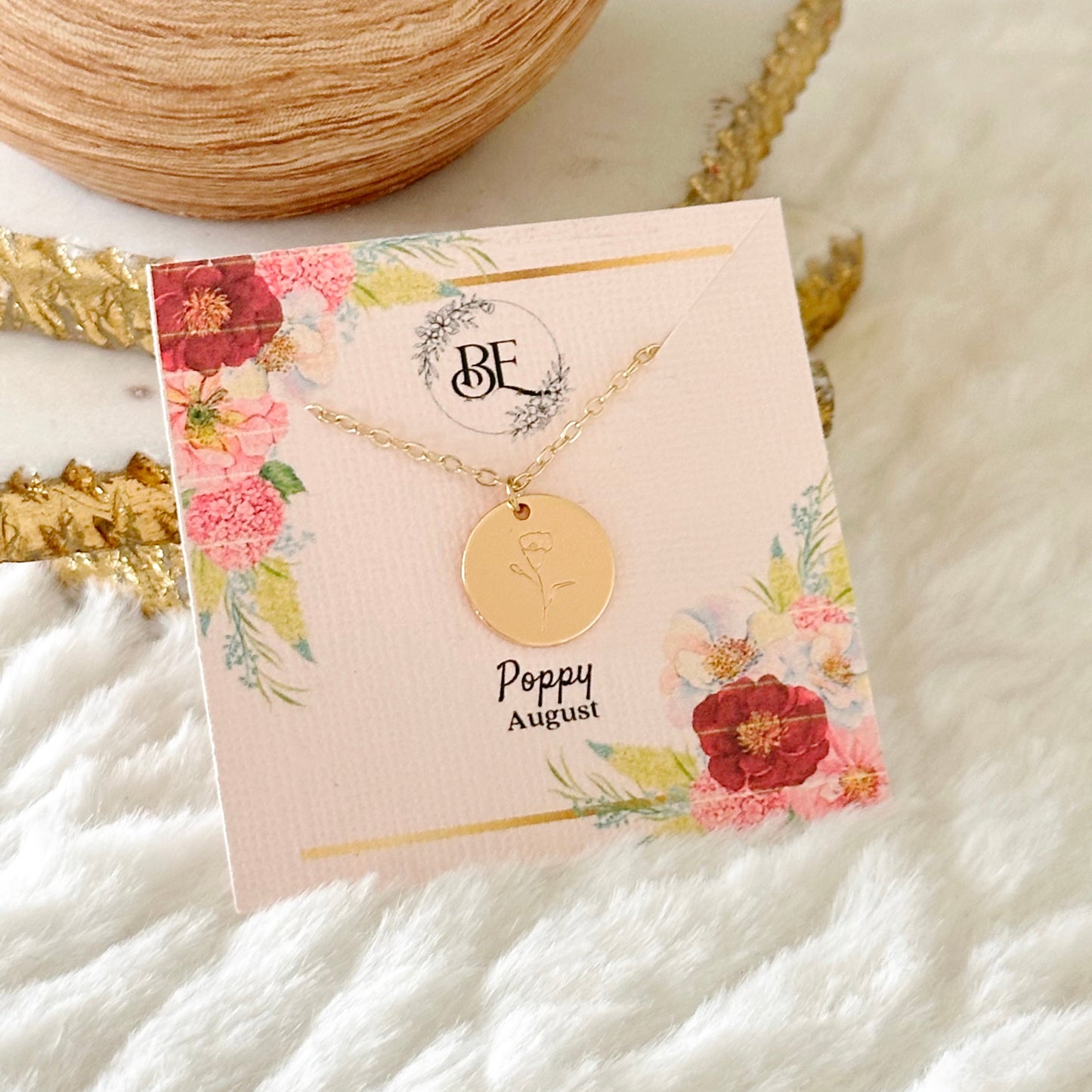 Collier Fleur de Naissance