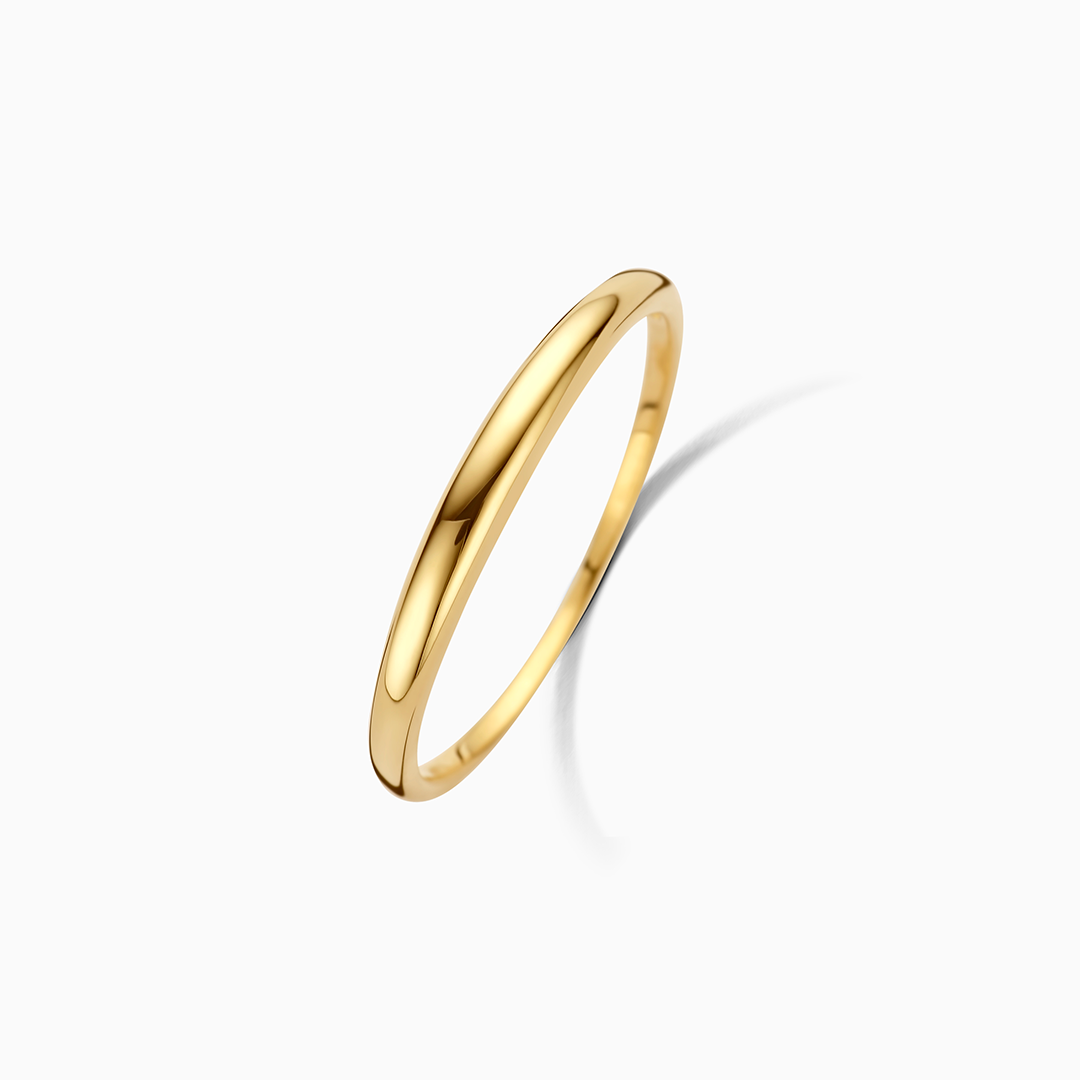 Bague Slim Dome | Or