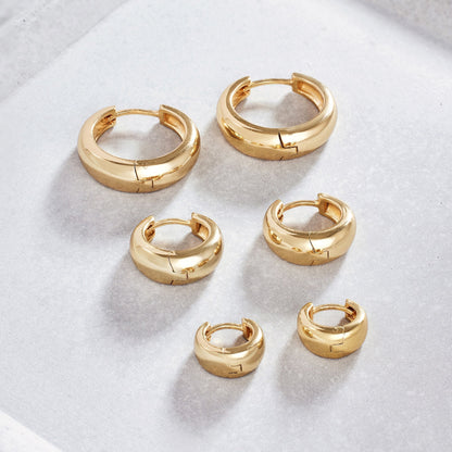 Boucles d'oreilles cercle Rue Statement | Or