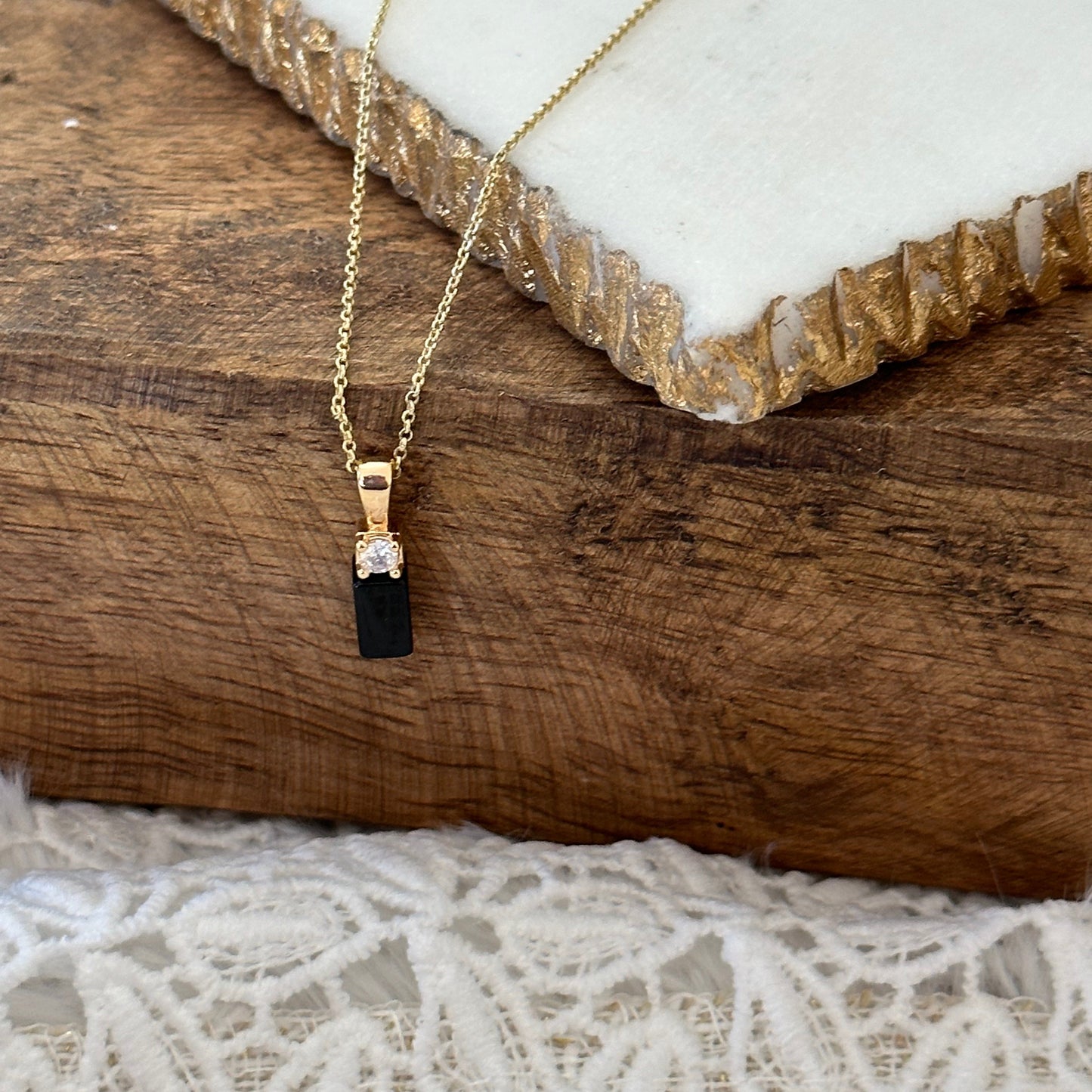 Collier Pendentif Trompette en Or