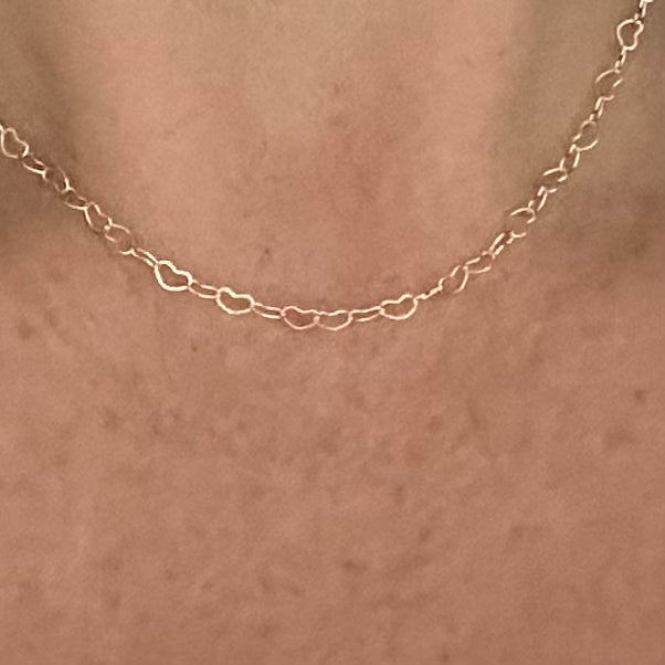 Collier Ras-du-cou Maillon Coeur Amore