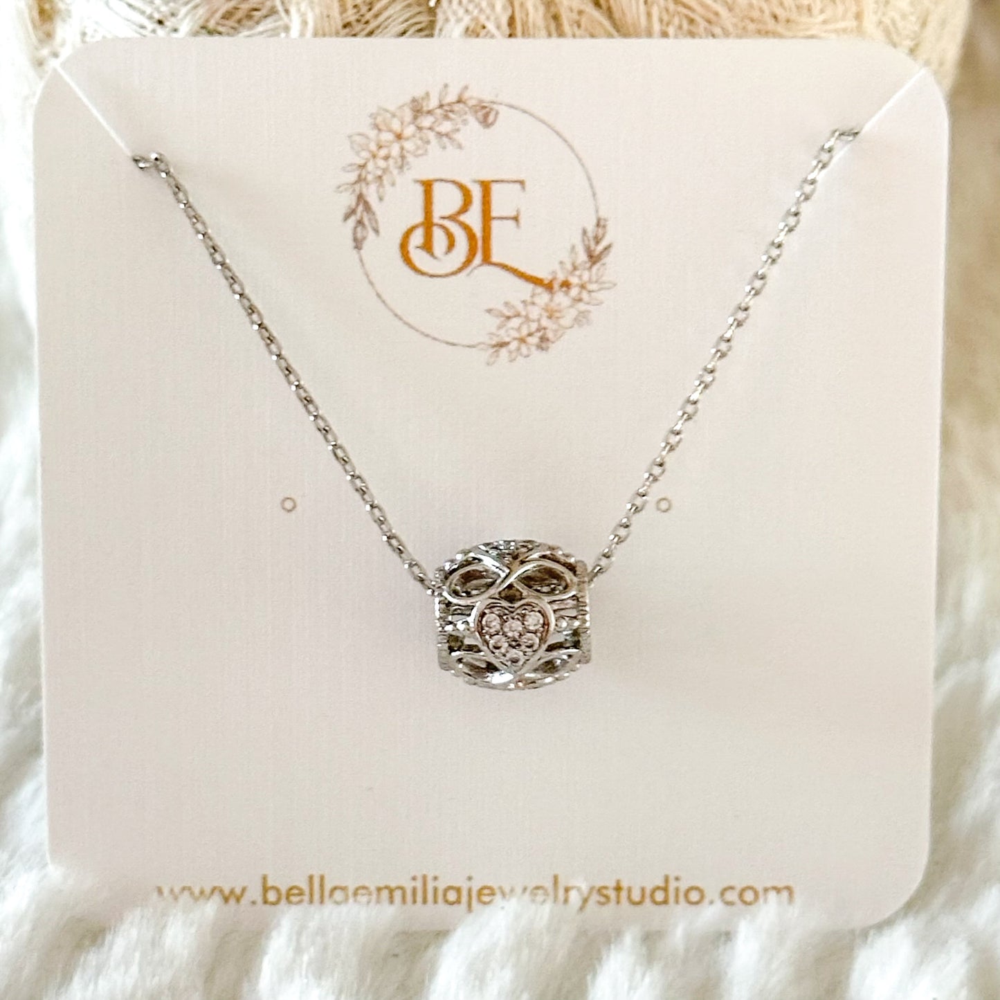 Collier Pendentif Rose en Or Rose