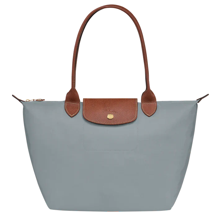 Longchamp I Sac Tote Le Pliage Moyen, Acier