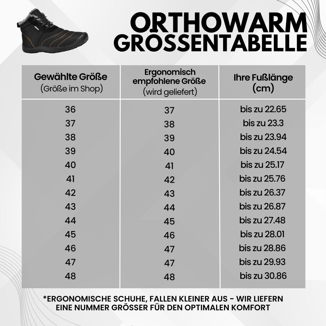 OrthoWarm – Chaussures Barefoot Orthopédiques d'Hiver