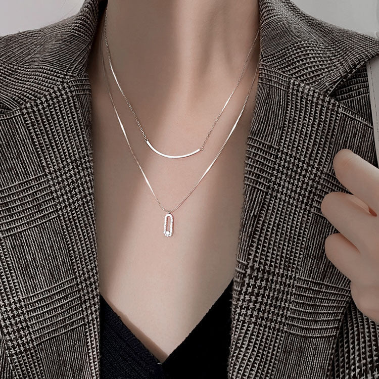 Collier cristaux superposés Gia
