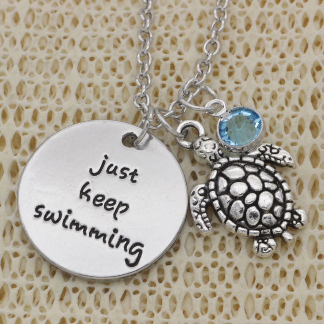Collier Breloque Tortue Esprit Ocean