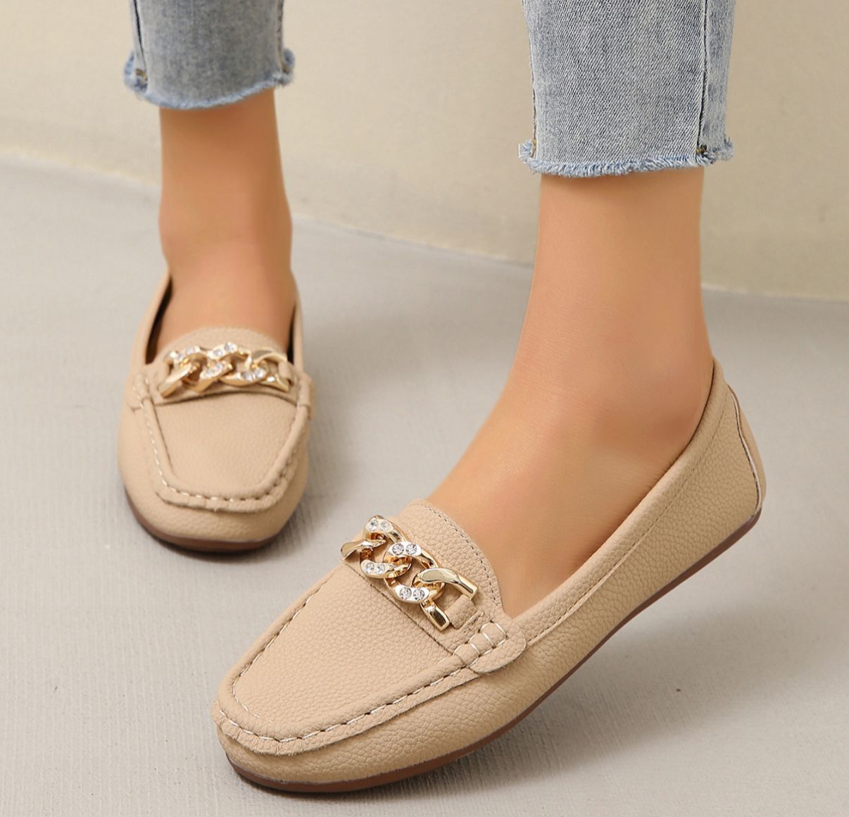 Eden Mocassins Ergonomiques Boucle Diamant