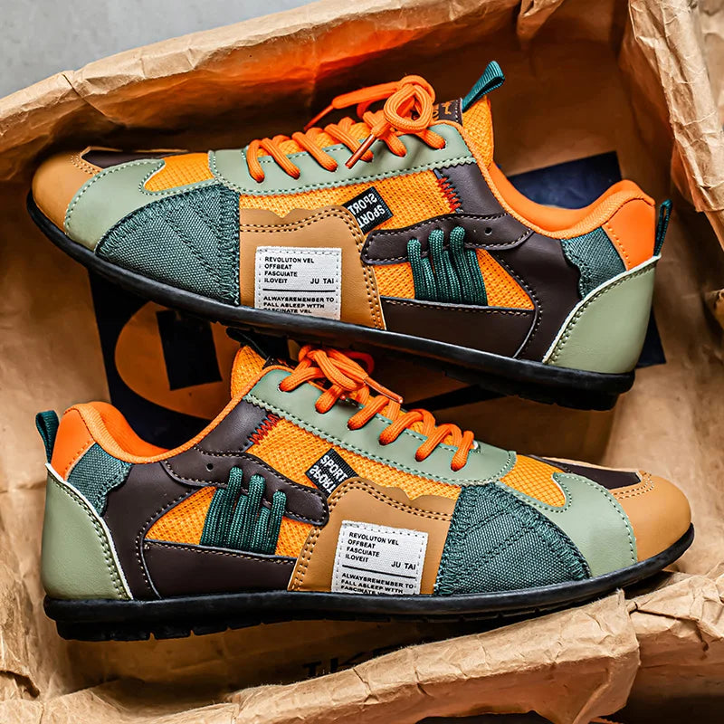 GIOVANNI | Baskets rétro multicolores