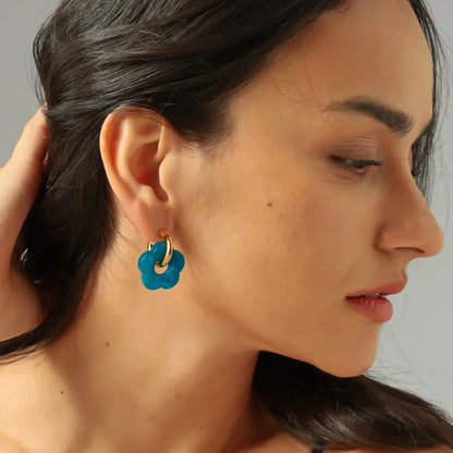 ZARA™ | Boucles d’Oreilles Fleur Tendance