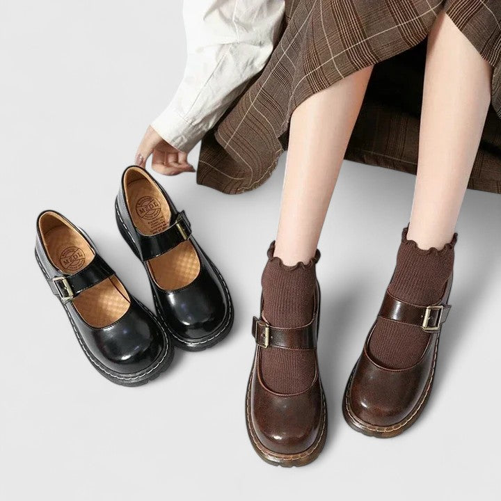 Aveline | Babies Plateforme Cuir