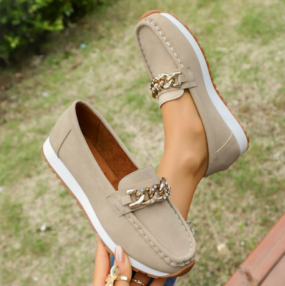 Elle Mocassins Ergonomiques Boucle Diamant