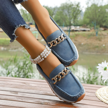 Elle Mocassins Ergonomiques Boucle Diamant