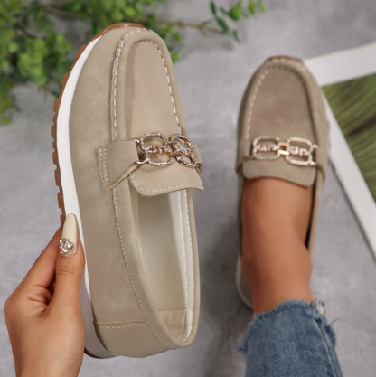Emma Mocassins Confort Chic Boucle Diamant