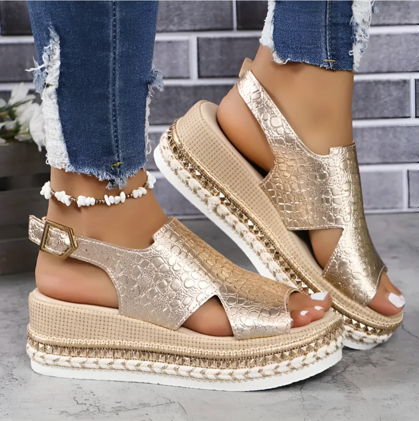 Luxa™ – Sandales Orthopédiques Élégantes
