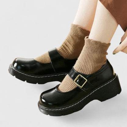 Aveline | Babies Plateforme Cuir